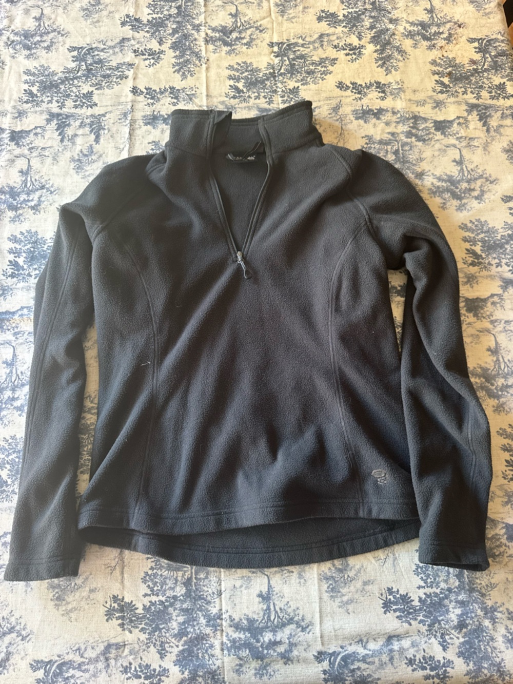Mountain Hardwear women’s  Black Half-Zip Fleece Pullover